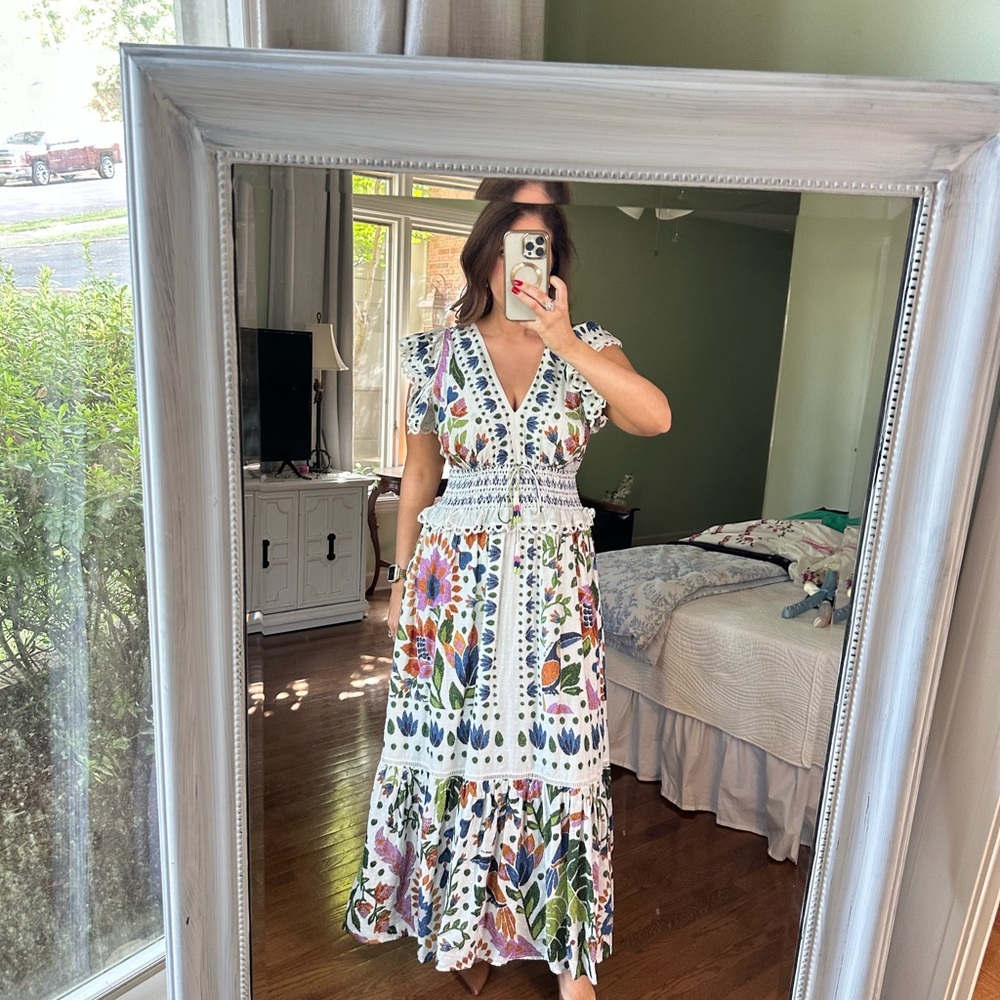 FARM Rio Multicolor Floral Maxi Dress